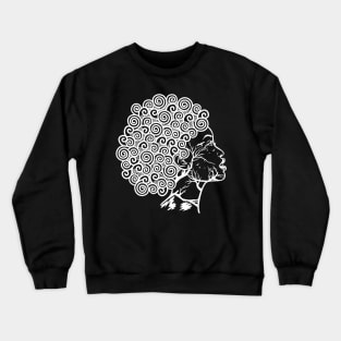 beauty and nature (white) Crewneck Sweatshirt